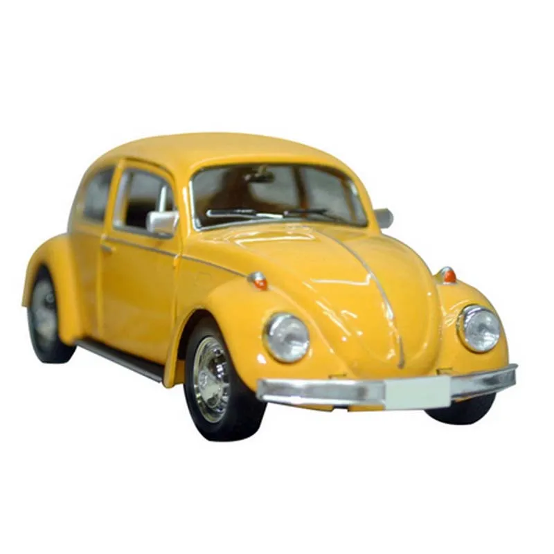 Новые поступления, винтажная модель автомобиля faroot Beetle Diecast, игрушка для детей, подарок, Декор, милые фигурки - Цвет: Цвет: желтый