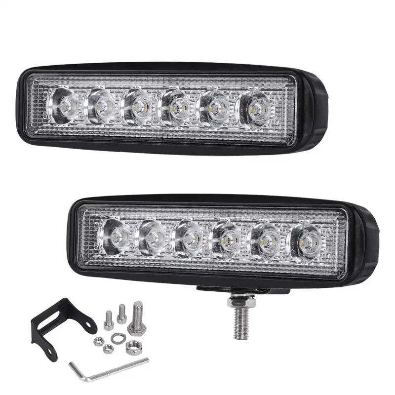 

OKEEN 18W 27W 48W DRL LED Spot Flood Work Light Worklight 9-32V 4WD 12V led work lights for Off Road Vehicle SUV Car trucks