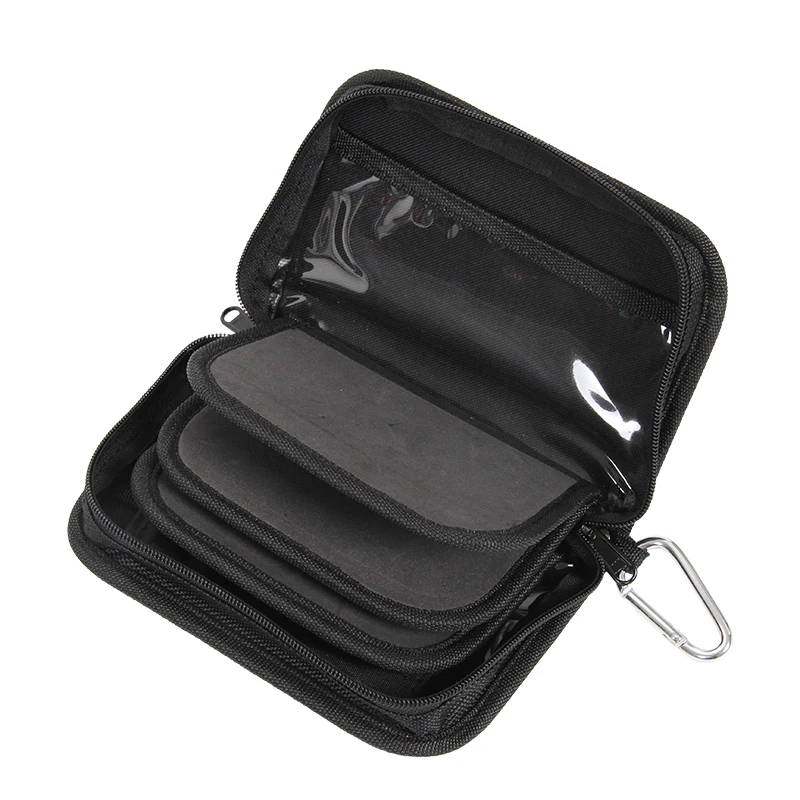  TSURINOYA Fishing Bag for Spinner Spoon Bait 18.5*12.5*5.2cm Large Capacity Fishing Lure Bag Carp F - 32867526238