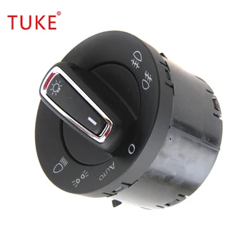 

TUKE AUTO Chrome Head Light Switch Control for VW GOLF 7 MK7 2013-2015 5GG 941 431 D 5GG941431D