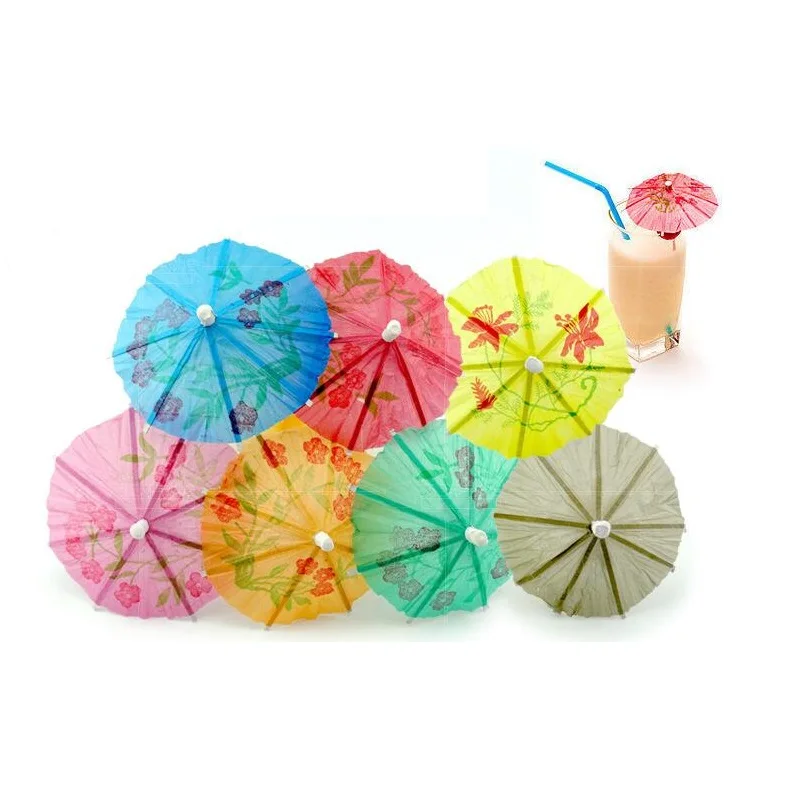 3600 шт бумажные Коктейльные зонтики, зонты, напитки, выбор, вечерние принадлежности, Коктейльные подвязки, держатели ZA0979