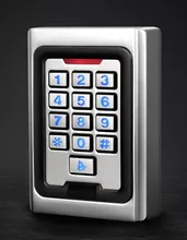 Standalone Keypad Access Control Metal case Silicon Keypad Security Entry Door Reader RFID 125Khz EM Card