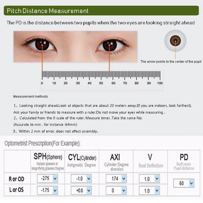Optical Lenses 1.56 1.61 1.67 1.74 Prescription CR-39 Resin Aspheric Glasses Lenses Myopia Hyperopia Presbyopia