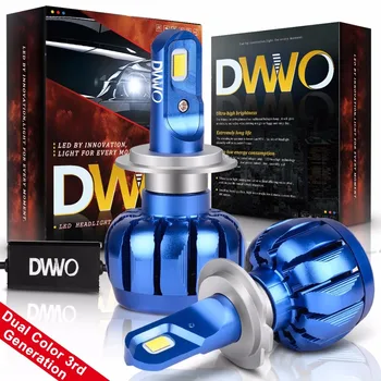 

2pcs/lot H7 LED Car Headlight 8000LM 6000K COB Led Headlights Bulb Hi-Lo Beam Auto Headlamp for BMW/Audi/VW/Ford/Toyota/Honda