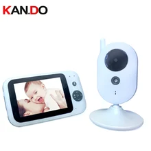 Многоязычный Детский Монитор 3," Камера Ночного Видения Беспроводная компактная камера видеонаблюдения монитор температуры детская камера
