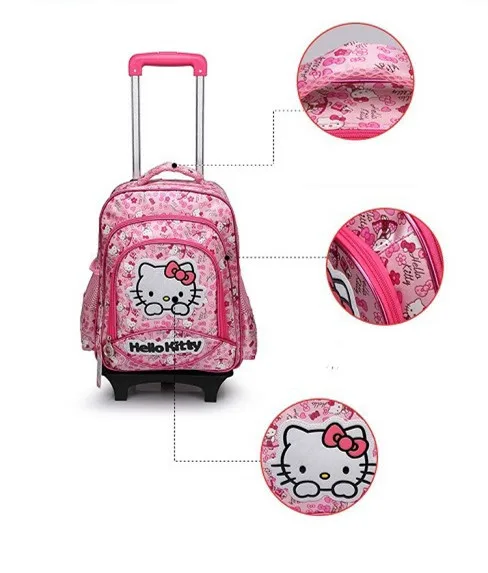 Hello Kitty School Bag Trolley Backpack, Babies & Kids, Babies