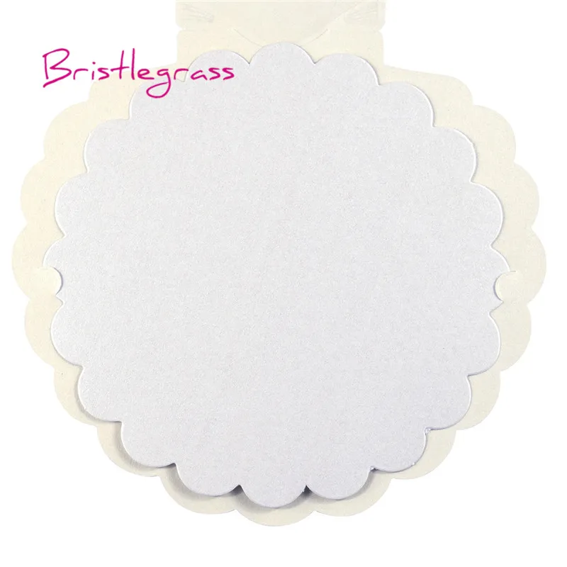 BRISTLEGRASS 1 Set Sample Personalised Sea Shell Beach Wedding Invitations Day Evening Invite Party Event Greeting Card Envelope
