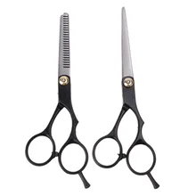 

2pcs/set Salon Professional Barber Hair Cutting Thinning Scissors Shears Hair Thinning Scissors Barber Salon Tools