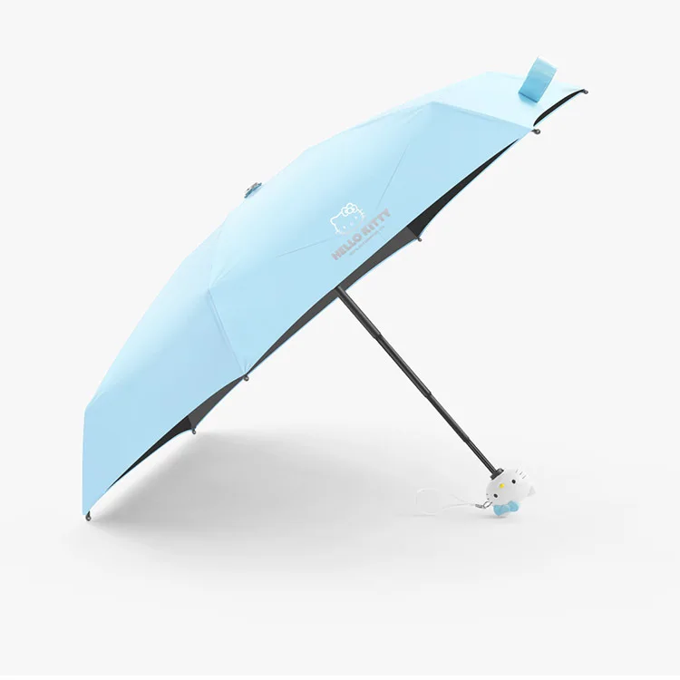Зонт хеллокитти милый студенческий мини 50% скидка виниловый карманный зонтик Зонт от загара