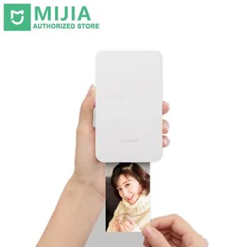 

Xiaomi XPRINT Mobile phone photo printer bluetooth connect 10pcs Printing paper high definition AR photo 1670 thousand color