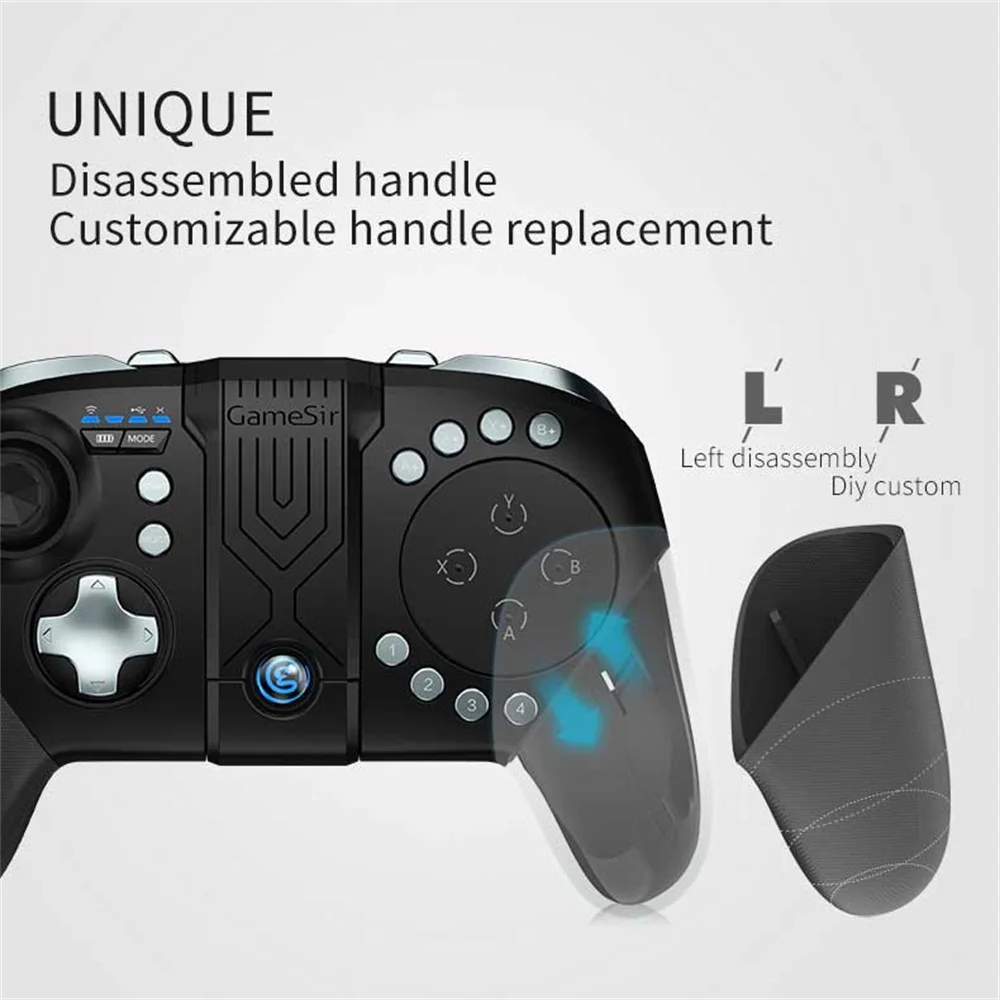 GameSir G5 G6 с трекпадом и настраиваемыми кнопками Moba/FPS/RoS Identity Bluetooth беспроводной игровой контроллер для телефонов Android