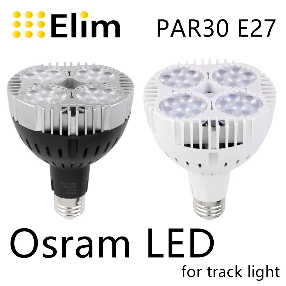 Beste Led PAR30 lamp 30 w 40 w 50 w spoor licht Overstroming Gloeilamp PAR30 E27 COB Osram LED Warm Wit spot lamp voor keuken kleding winkel