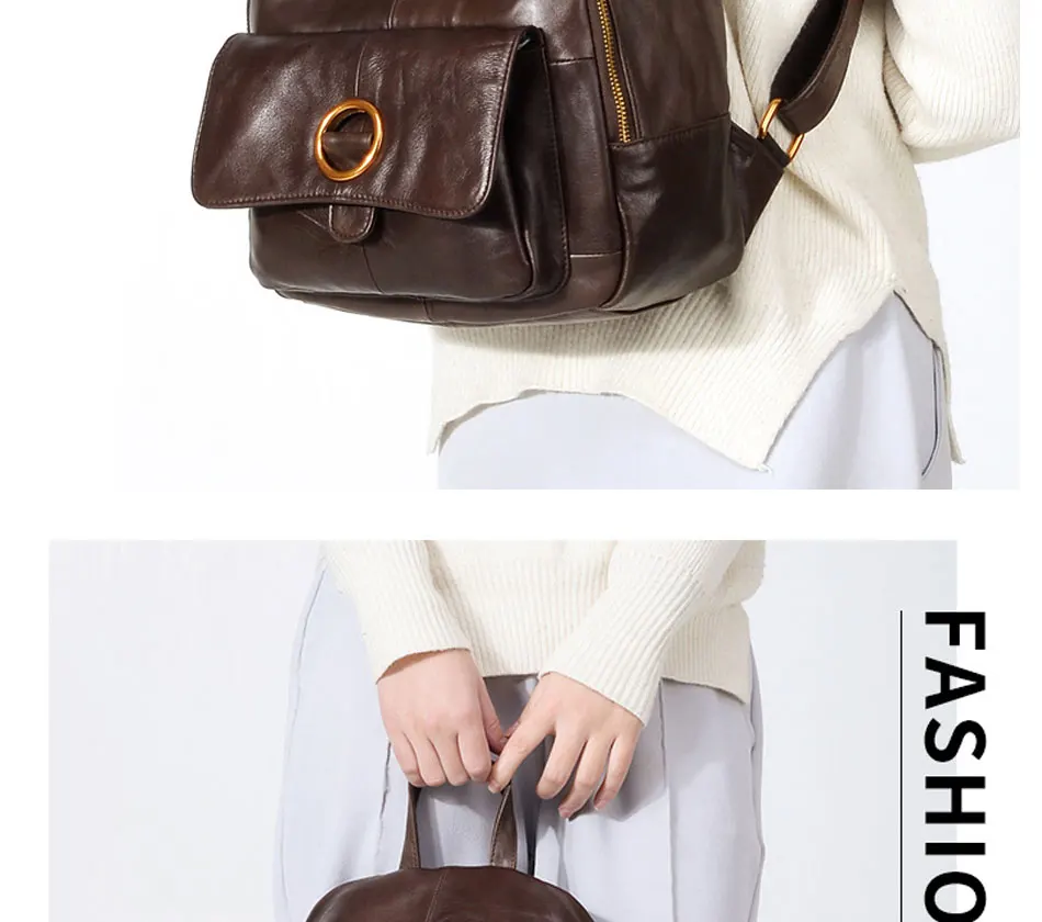 Брендовый женский рюкзак из натуральной кожи, рюкзаки для женщин, школьная сумка из натуральной кожи, вместительные дорожные сумки, рюкзак из воловьей кожи