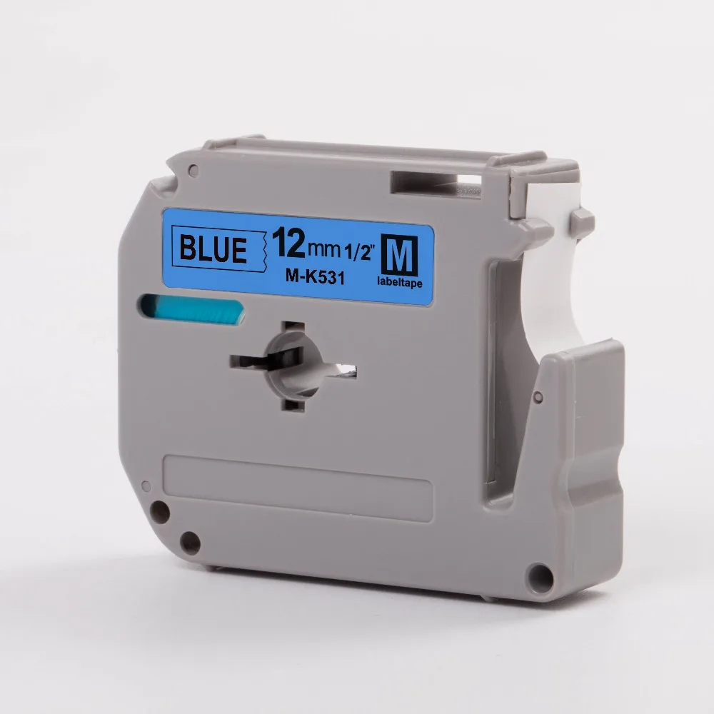 M K531 MK 531 12mm Compatible Label Tape for Brother PT Labeler
