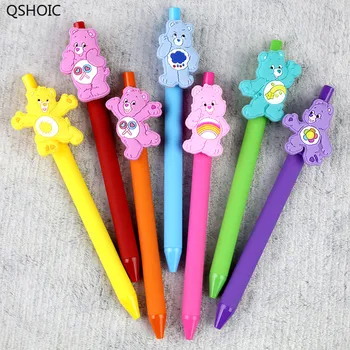 

36pcs/lot Creative Cartoon Quality Love Bear Frosted Barrel Black Ink Gel Pen Promotion Gift Unisex Pen Stationery
