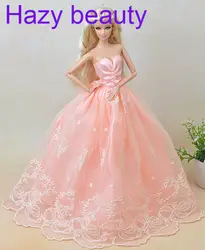 Туманно фестиваль красоты подарки для подарок для девочек куклы вечерний костюм свадебное платье бобтейл Одежда для Барби 1:6 кукольный