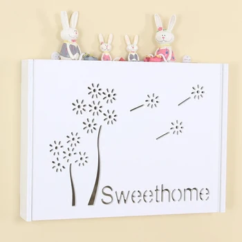

Decorative wood shelf box with decorative painting frame tapa cuadro electrico decorativo