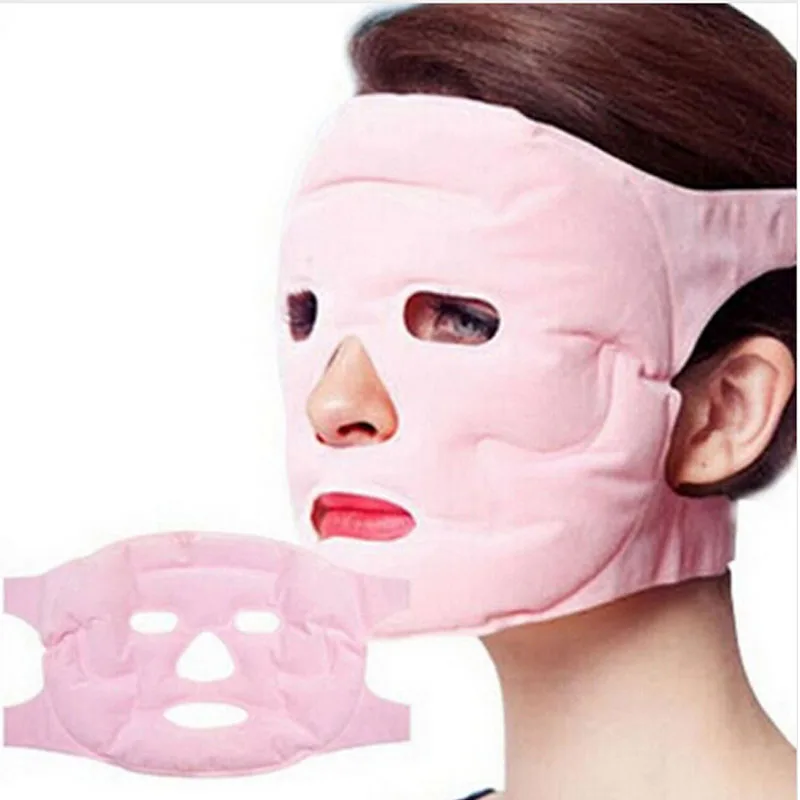 

Tourmaline Gel Masks Heating Facial Mask Face Magnet Massager Headwear Anti-computer Radiation Mask Face Spa Whitening Ice Mask