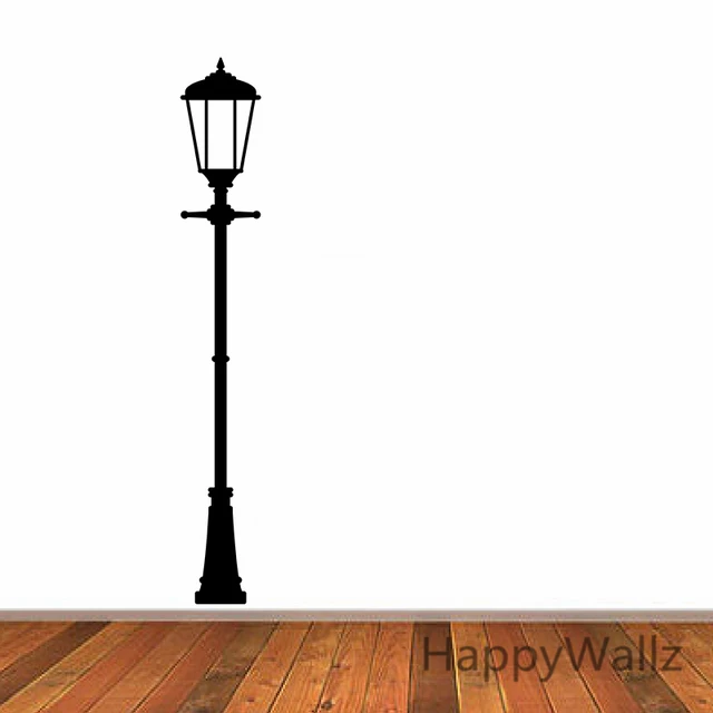 Street Lamp Wall Sticker Lamp Wall Decal DIY Decorating Modern Wall