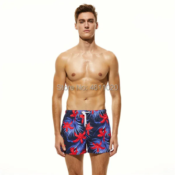 Мужские пляжные шорты для активного отдыха с принтом кокосовой пальмы, мужские купальники, трусы-боксеры, короткие шорты для плавания