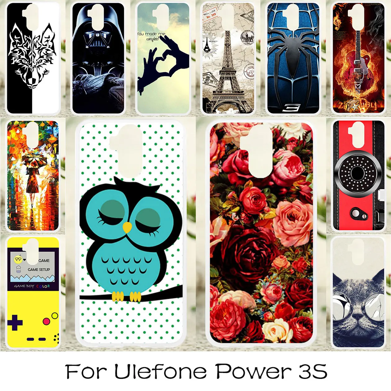 

TAOYUNXI Soft Case For Ulefone Power 3 Cases Silicone Anti-knock Cover For Ulefone Power 3s Covers Flexible DIY Painted Coque