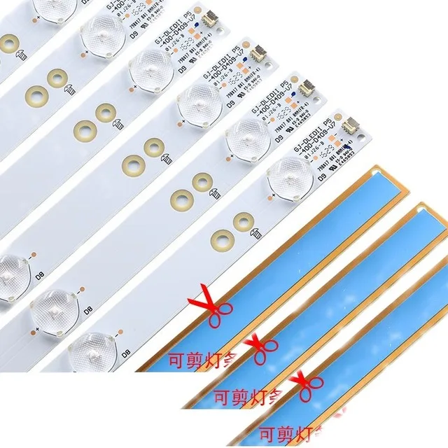 

(New Kit) 4 PCS 9LEDs 798mm LED backlight strip for Sony TV KDL-40R380D 40PFL3240 GJ-DLEDII P5-400-D409-V7 TPT400LA-J6PE1