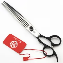 Left-Hander 8 ''topest Парикмахерские ножницы с сумкой Япония 440C 62HRC домашний и салонный товары для собак кошек Pet филировочные ножницы для волос