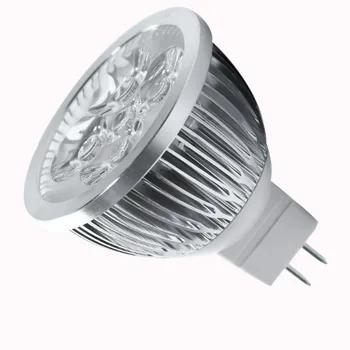 

REFURBISHHOUSE 4W Dimmable MR16 LED Bulb/3200K Warm White LED Spotlight/50 Watt Equivalent Pin GU5.3 Base/330 Lumen 60 Degree