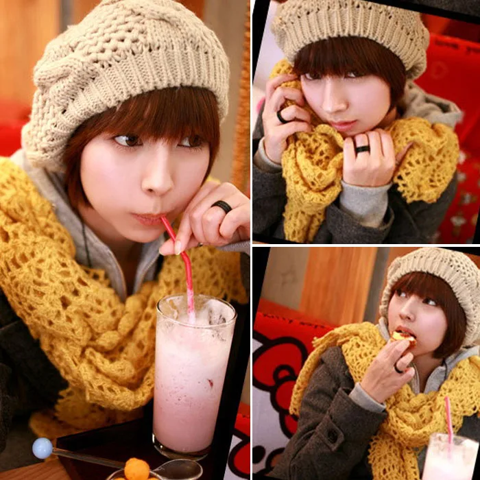 

Women Winter Autumn Beret Braided Beret Caps Solid Color Hats Female Bonnet Caps Winter All Matched Warm Walking Hat Cap 1a16