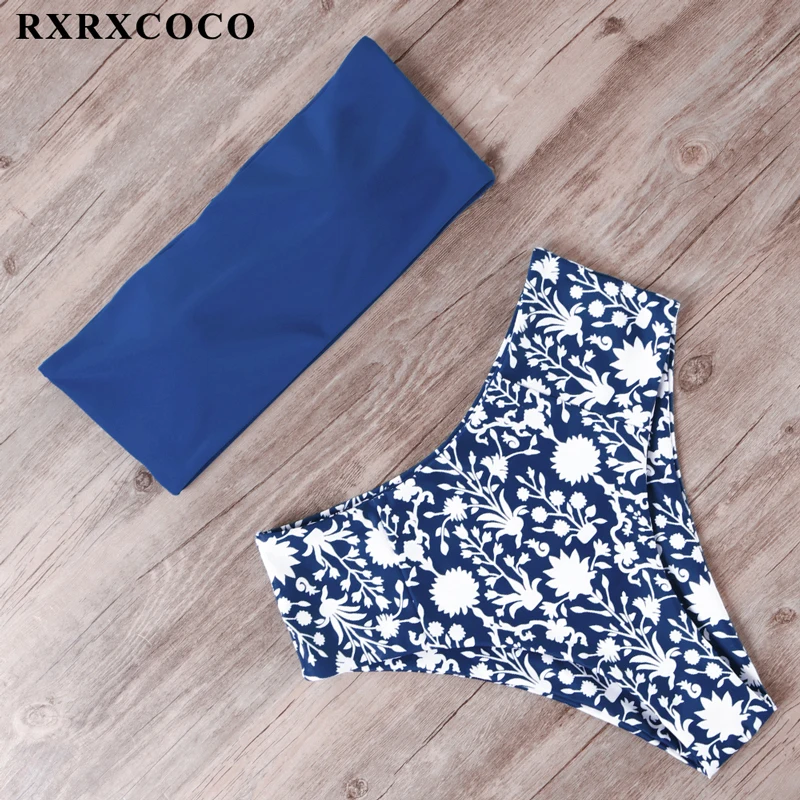 RXRXCOCO, бикини,, купальник, женский, высокая талия, бикини, набор, пуш-ап, сексуальный бандаж, купальник, женская летняя пляжная одежда