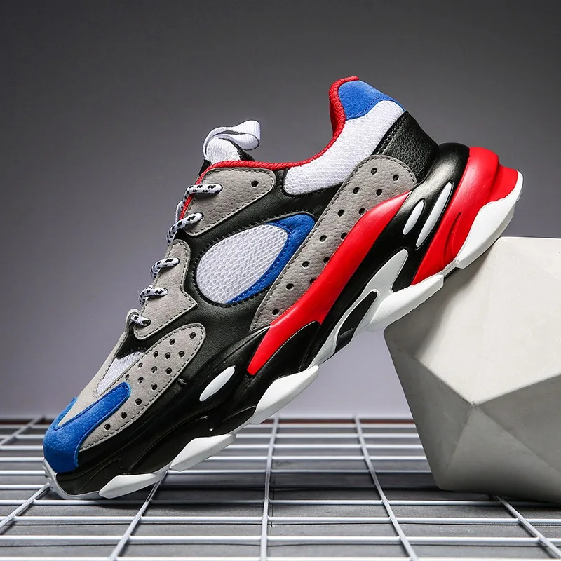 

New Design Comfortable Running Shoes Men Breathable Mesh Jogging Sneakers Boy Trend Street shoe Youth Casual wild Sport shoe Hot
