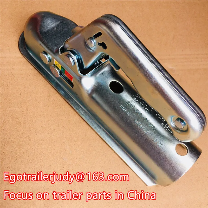 

EGO TARIELR TRAILER COUPLER EU STYLE FOR 50MM HITCH BALL CHANNEL:50MM round TRAIELR PARTS EMARK APPROVAL