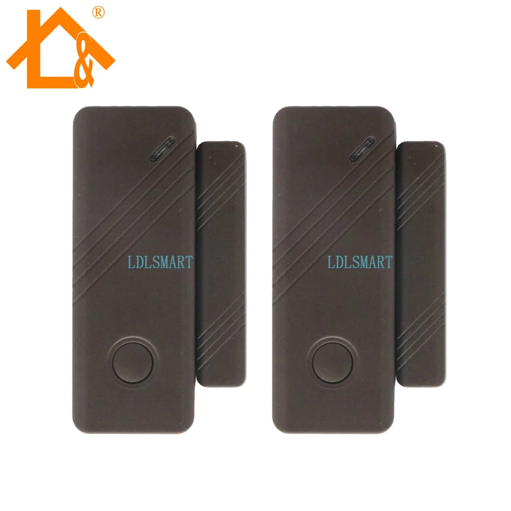 2 шт./лот~ беспроводной дверной оконный контактный датчик дверной магнитный детектор для системы домашней сигнализации