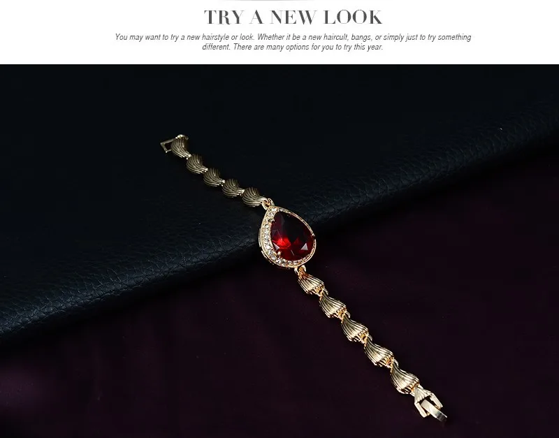 Африканский костюм золотой цвет кристалл красный синий драгоценный камень кулон ожерелье серьги браслет кольцо для женщин Свадебные Ювелирные наборы