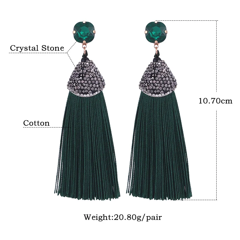 Earrings for woman pendient  oorbellen tassel  Earrings for woman  (1)