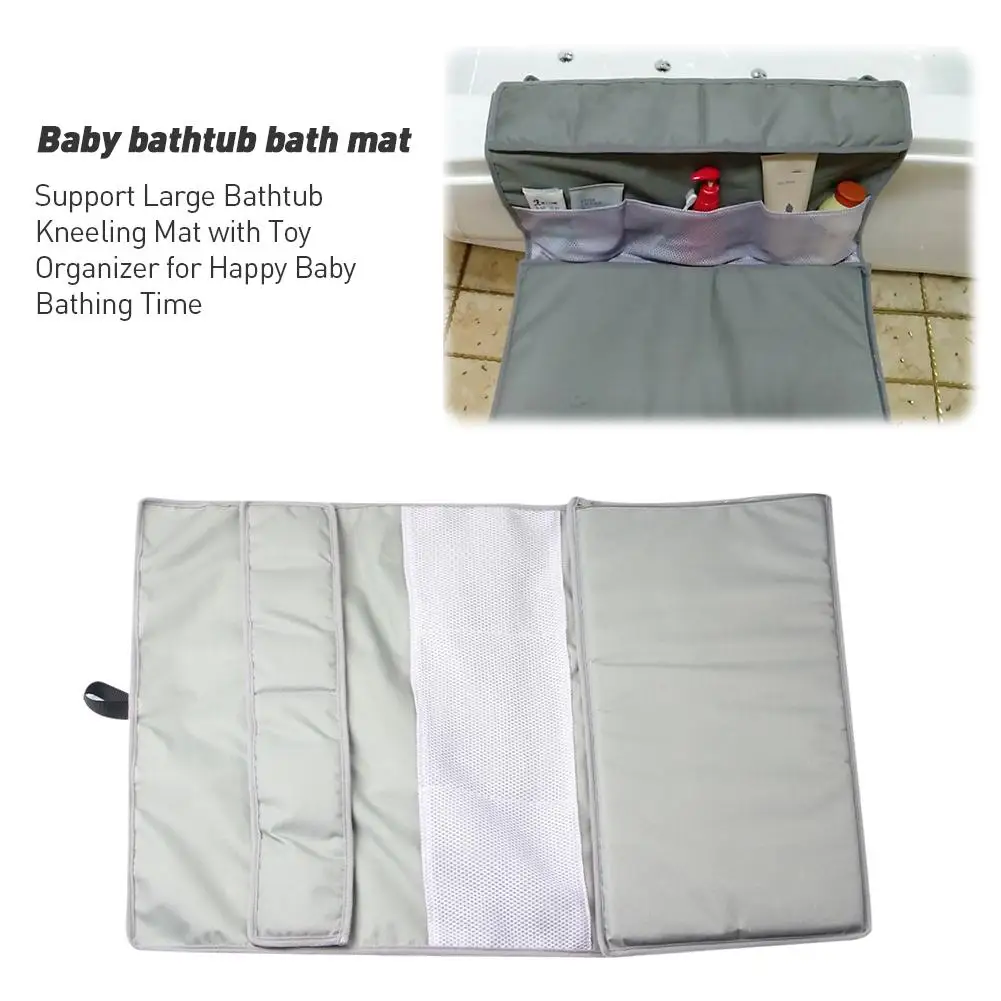 

Bath Kneeler with Elbow Rest Pad Set Thick Kneeling Pad Elbow Support for Knee Arm Support Large Bathtub Kneeling Mat with Toy