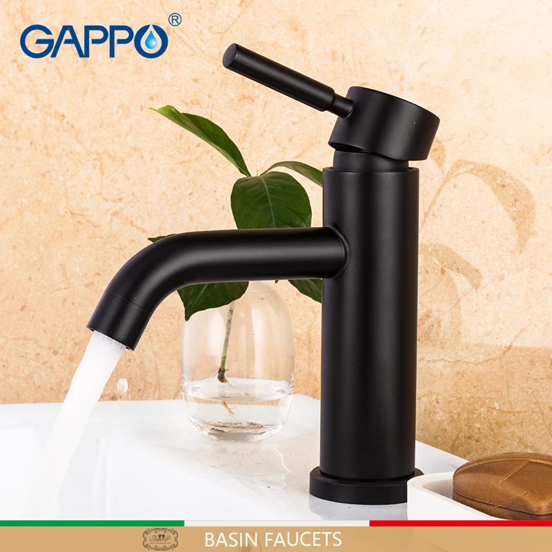 

GAPPO Basin Faucets Gold Black Faucet water tap bathroom sink faucet mixer waterfall faucet hot cold sink tap torneira griferia