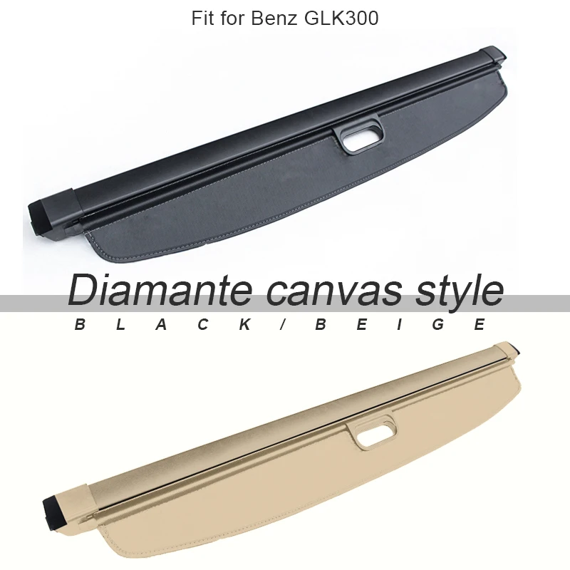  CNparts Car Rear Trunk Cargo Cover For Mercedes Benz GLK 300 Styling Black Security Shield Shade Au