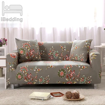 

Painted Flowers Elastic Sofa Protector Cover for Sofa Slipcovers Sectional L Shape Sofacover 1/2/3/4 Seater