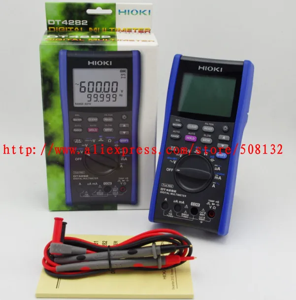 Цифровые мультиметры hioki DT4282 (DMM) ручные тестеры 60000 звезд бесплатная доставка|digital