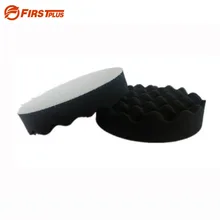 2 x Черная губка высокой плотности, полировальный коврик для автомобиля, шлифовальный коврик для краски, чистящие кисти, инструменты для полировки автомобиля 80 100 125 150 180 мм