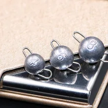 10 Pcs Fishhooks Lead hook Weight Soft Lure Baits Jig Head Lead Deep Water Bullet 2g 3g 5g 8g 10g 12g
