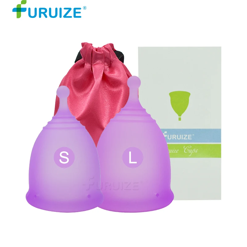

2pcs Lady cup Feminine Hygiene Copa Menstrual cup Good than pads reusable period cup 100% Medical Grade silicone Women Cup