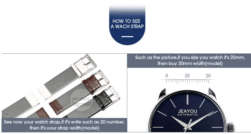 JEAYOU хорошее качество кожаный ремешок для часов Для женщин только для CK K2/Y211/Y231 пряжкой 16/18/20/22 мм