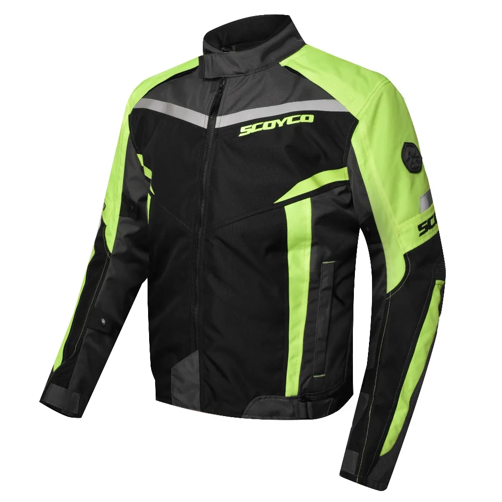 SCOYCO NEW Motorcycle Jacket Windproof Waterproof Coldproof Long Distance Touring Driving Clothing Motocross Jacket JK92