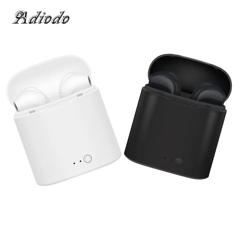 Беспроводные наушники Ture i7S TWS Bluetooth гарнитура с микрофоном для iphone Android двойной