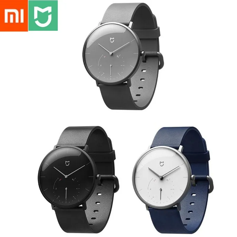 

Original Xiaomi Mijia Watch Waterproof Quartz Watch Smart Band Bluetooth Pedometer Automatic Calibration time Vibrate Stainless