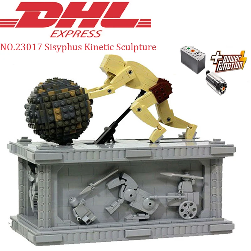 

Lepin 23017 1462Pcs Technic MOC Sisyphus Moving Kinetic Sculpture Set Educational Building Blocks Bricks Stacking Toy Model Gift