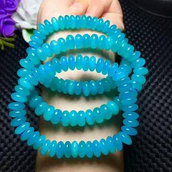 

Natural Crystal Bracelet Amazonite From Mozambique 10-9mm AAA