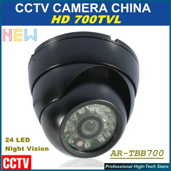 

ElitePB 700TVL Color CCD Security IR Dome Camera CCTV Night Vision indoor 24PCS LED IR Distance 50 M Camaras